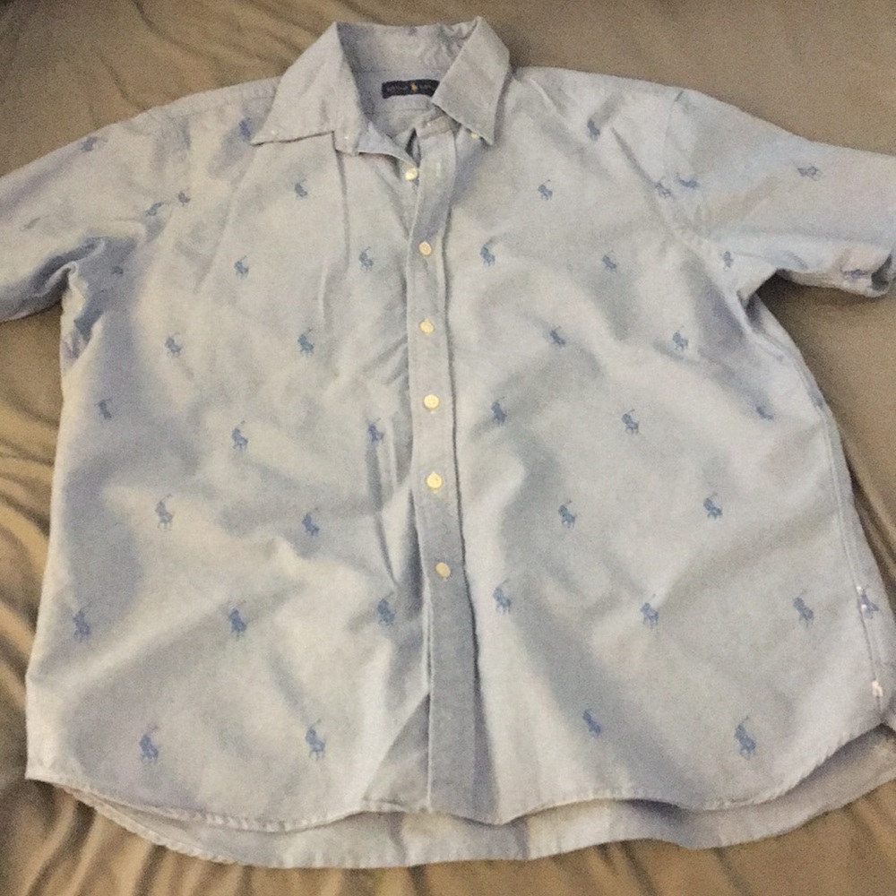 COPY - Ralph Lauren short sleeve button up size L
